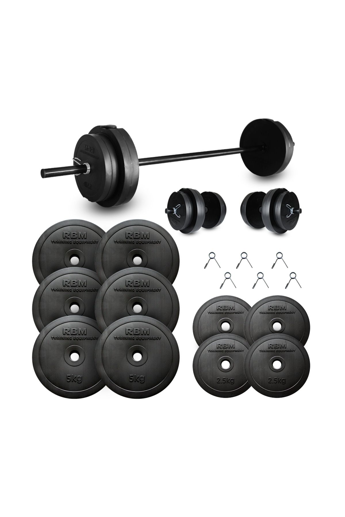 45 Kg Halter Seti, Dambıl Seti Ve Ağırlık Fitness Seti