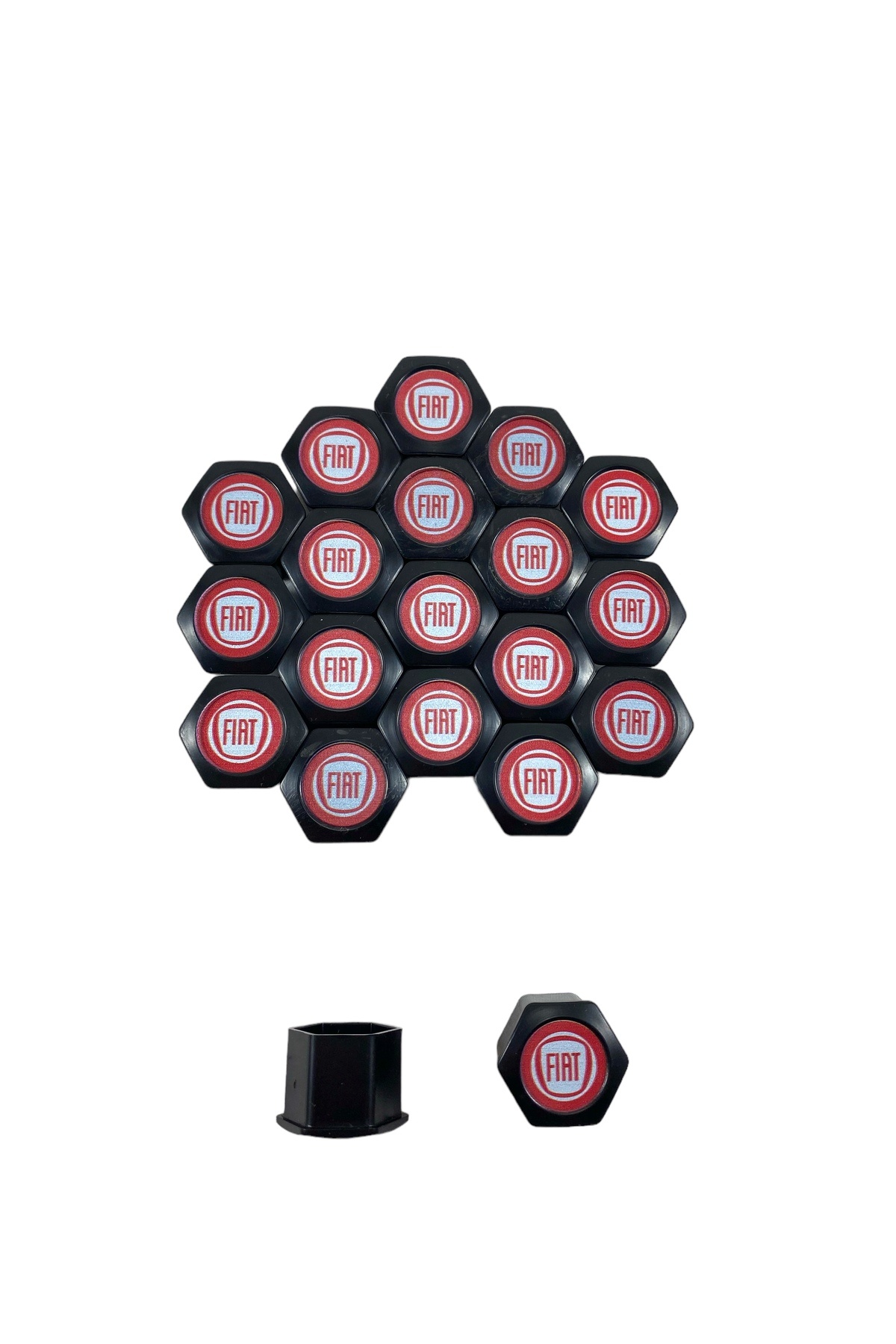 Cartex FİAT 17 MM 20 Lİ TAKIM SET OTO ÇELİK JANT BIJON KAPAĞI