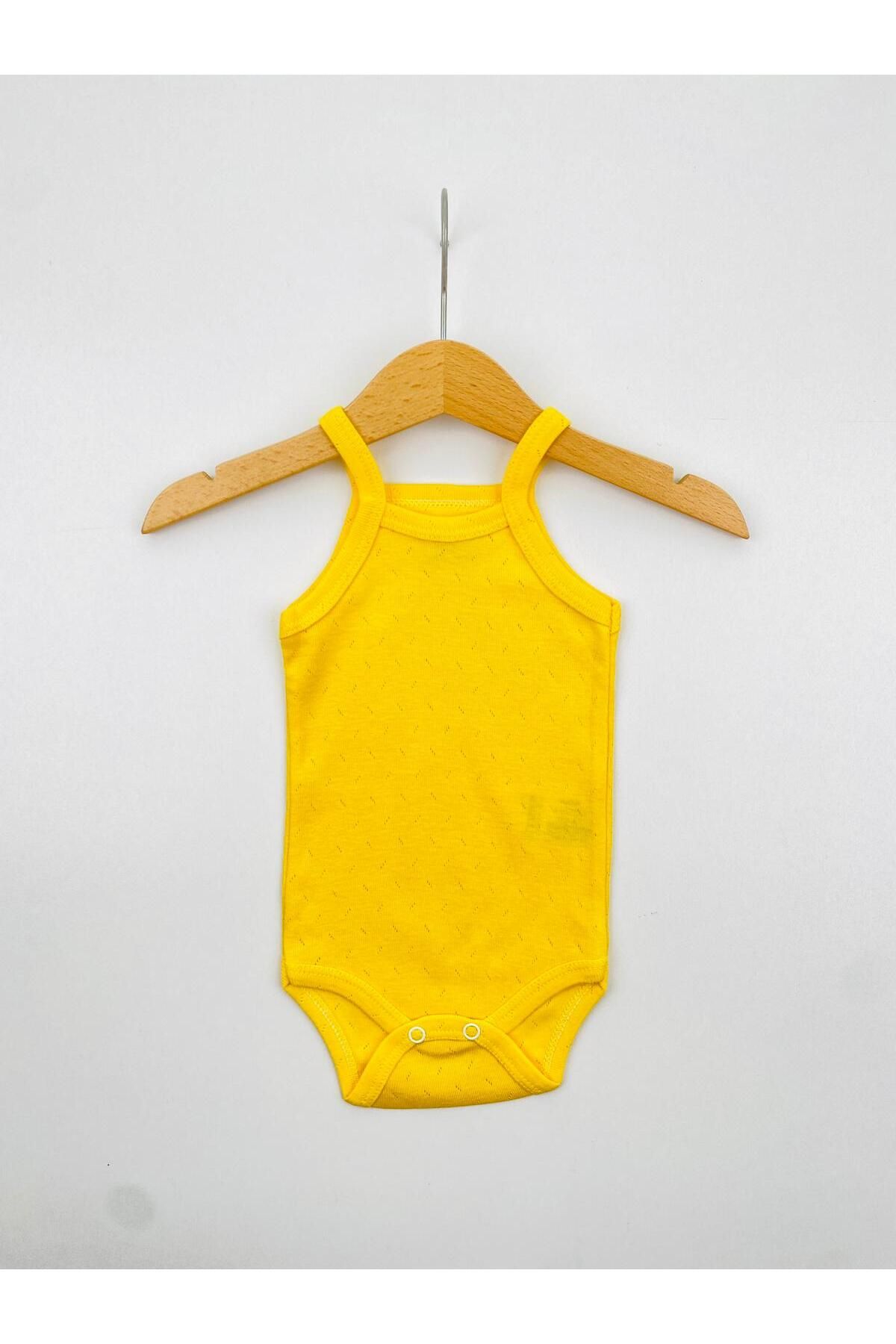 EFU BABY-5-Piece Rope Strap Jacquard Cotton Baby Girl Athlete Bodysuit 4