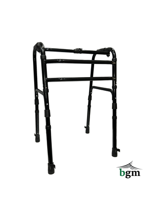 BGM Yürüteç Walker Katlanabilir Hasta Yürüteci Siyah Yüksek Kalite Katlanır W...