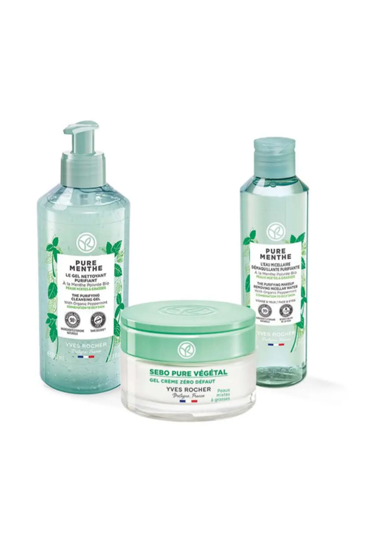 Pore ​​Tightening and Deeply Purifying Special Daily Routine Set for Combination/Oily Skin