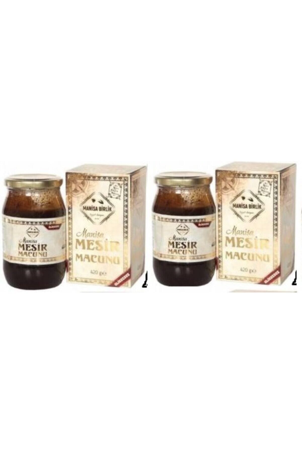 MANİSA BİRLİK Mesir Macunu 420 Gr Cam Kavanoz Ikili Set 420*2=840 Gr