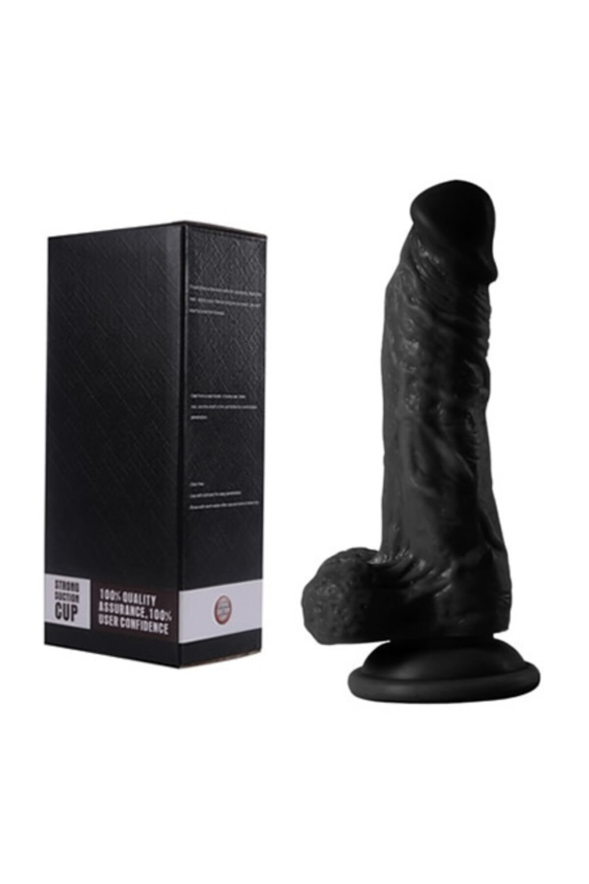 Bulish 19 Cm Zenci Realistik Güçlü Vantuzlu Lüks Dildo Penis