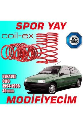 Clio 1 1994/1998 Arası Uyumlu 40mm Spor Yay Helezon SRBY0117