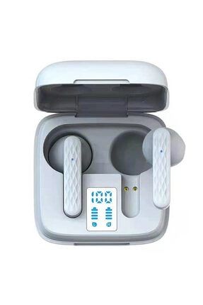 Kablosuz Tws Bluetooth Type-c Led Ekranlı Kulakiçi Kulaklık Beyaz TWSbyz