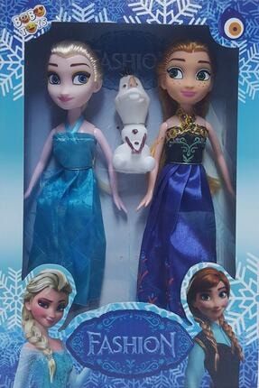 Disney Frozen Karlar Ülkesi Elsa+anna+olaf 3'lü Oyuncak Bebek EAO15