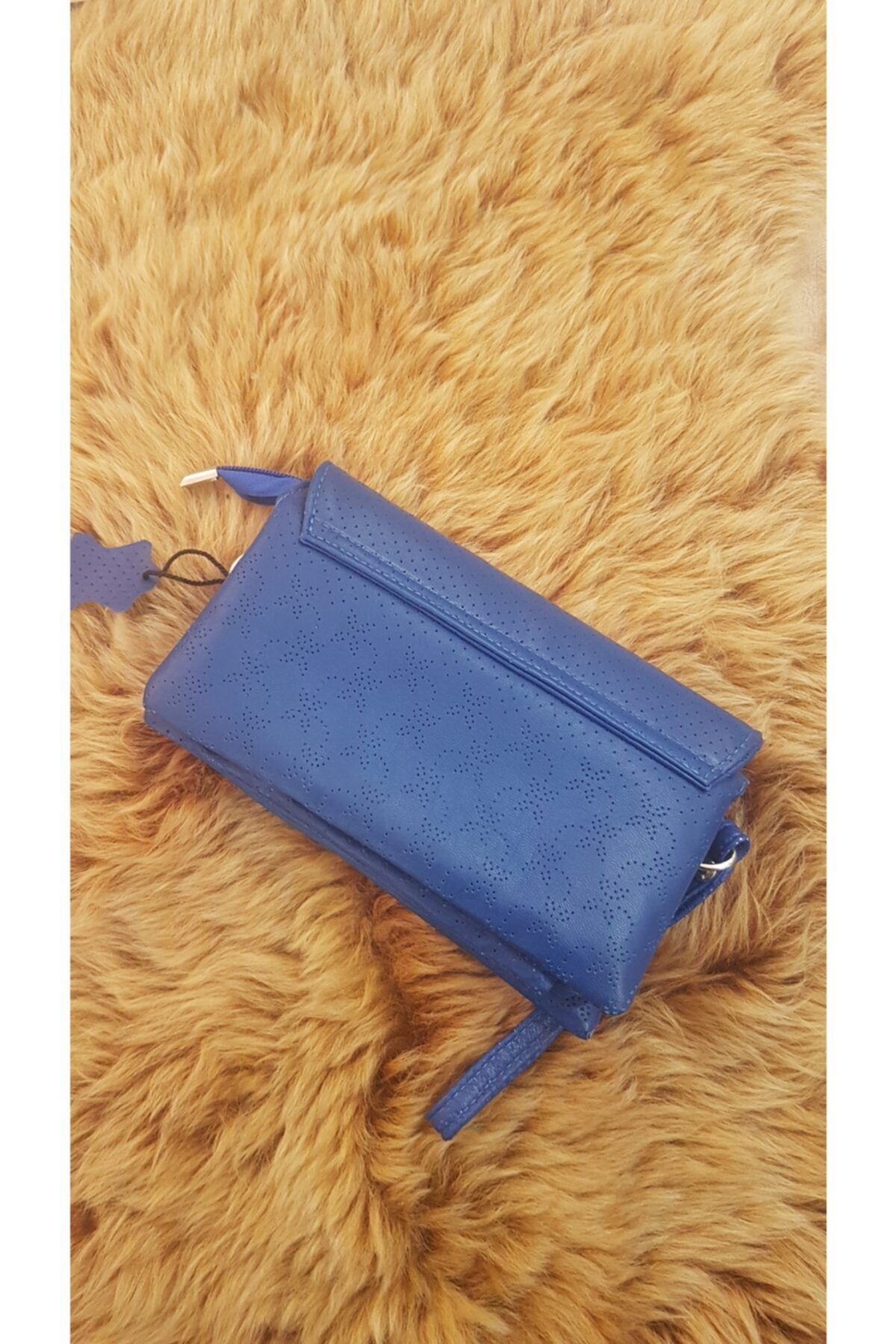 Hakiki Deri Portföy Clutch Postacı Çanta