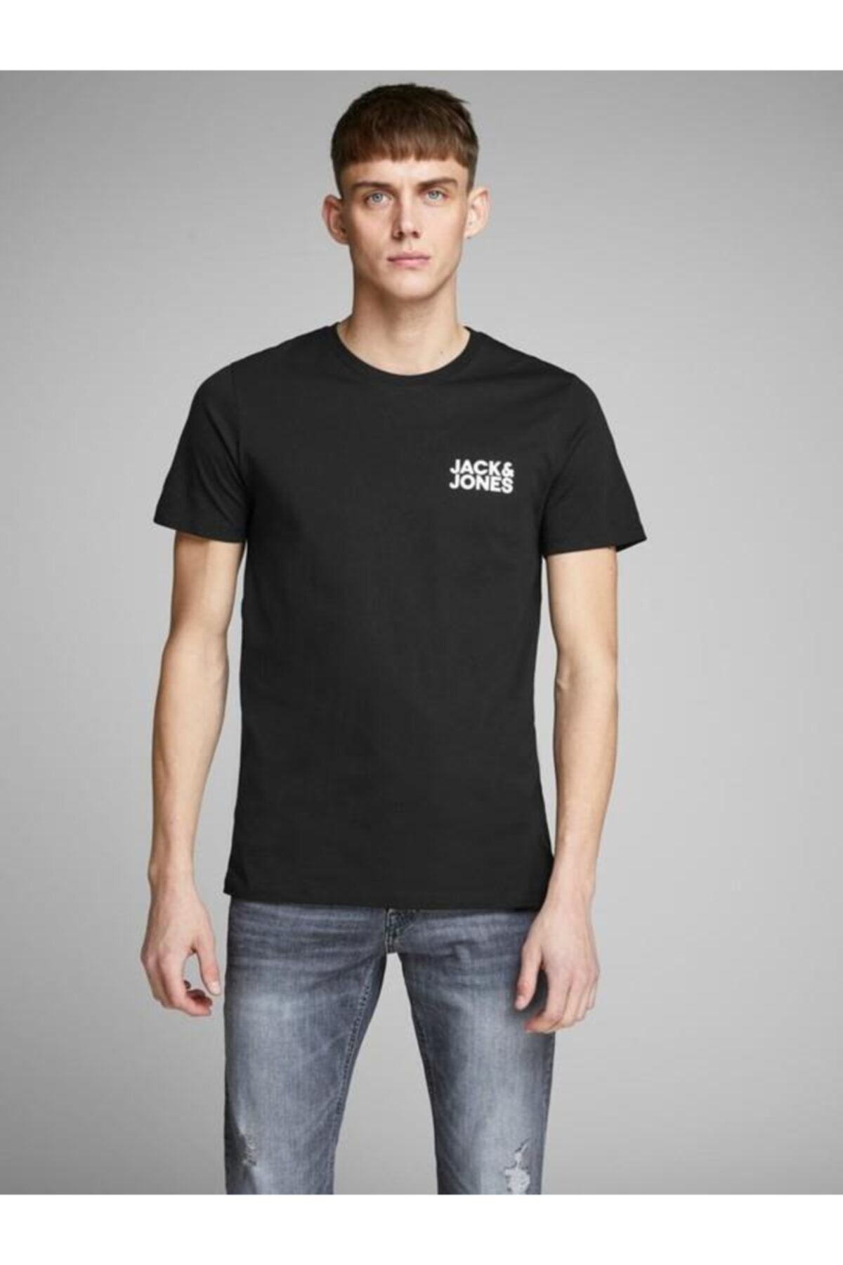 Jack & Jones Erkek Baskılı T Shirt 12151955