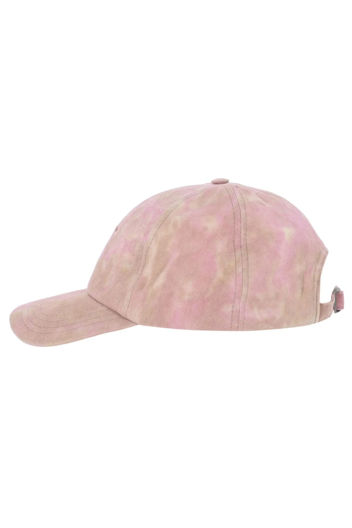 Ag Logo Kahve/pembe Batik Koton Şapka