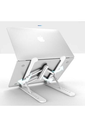 Macbook - Ipad Uyumlu Kademeli Protatif Masaüstü Ayarlanabilir Stand 11P1