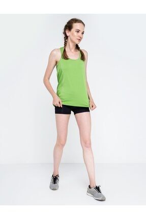 Kadın Yeşil Çapraz Biyeli Propus T-shirt 51