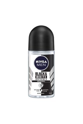 Men 48h Black & White Invisible Original Deodorant Roll On, 25ml 103712006233.