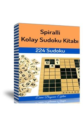 Spiralli Kolay Sudoku Kitabı (224 Sudoku) 862