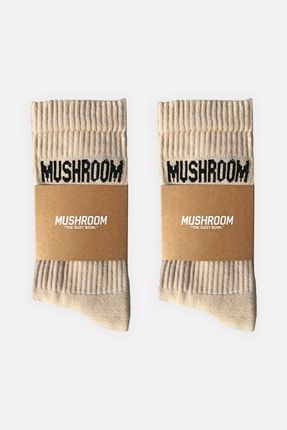 Mushroom ''the Dust Bowl'' Çorap-bej 2'li Paket MSHRM20032911