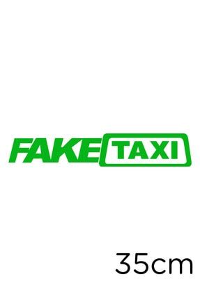 Fake Taxi-korsan Taksi Sticker Yapıştırma 35cm - Yeşil 35CM-STK2661