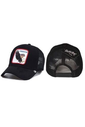 Fredom Kartal Siyah Hayvan Desenlil Model Şapka 1.kalite SPK306