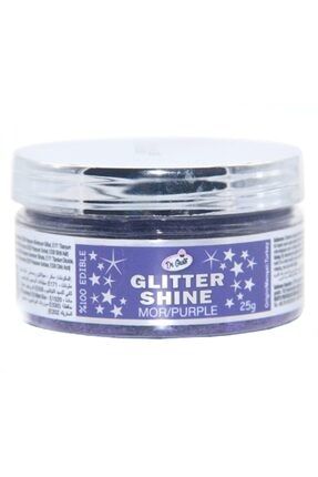 Glitter Simli Pul Gıda Boyası Mor (25 G) 7571