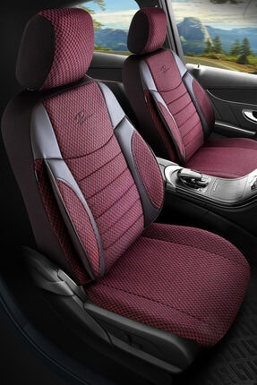 panda kilif kirmizi detayli gri siyah elegant yuksek kaliteli ortopedik oto koltuk kilifi fiyati yorumlari trendyol