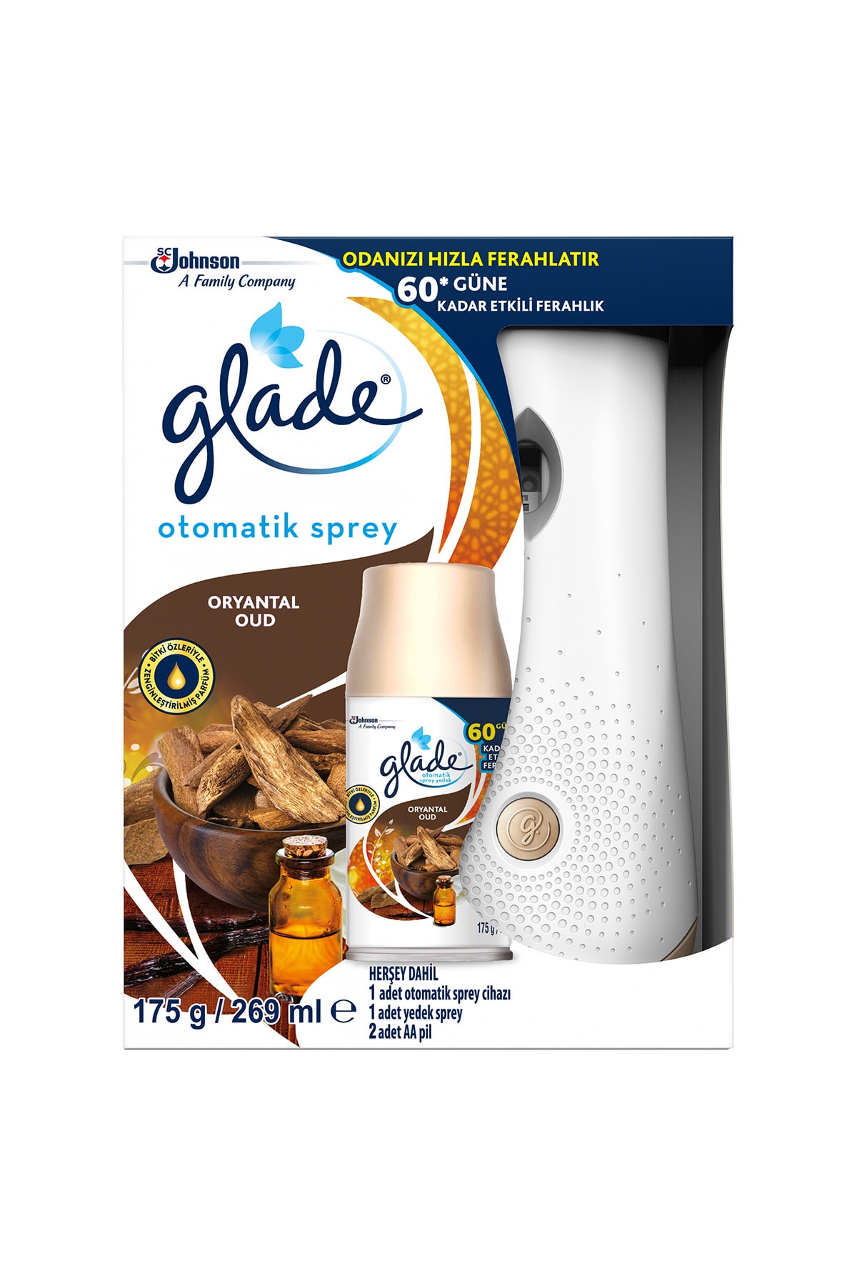 Glade ® Otomatik Sprey Tutucu ve Yedek Oryantal, 269ml