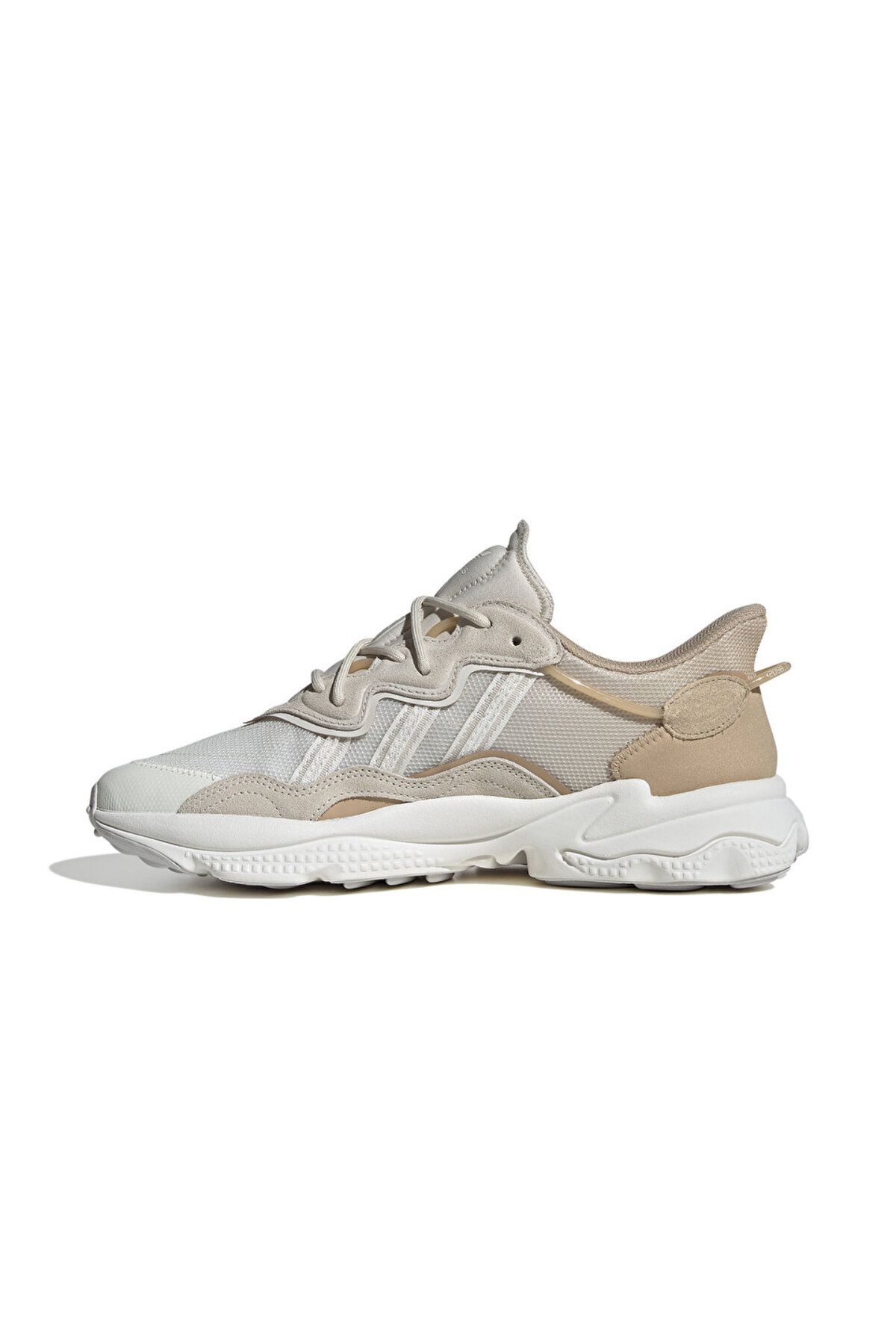 اسنیکر کرمی زنانه کفش روزانه Ozweego id0671 کرم adidas