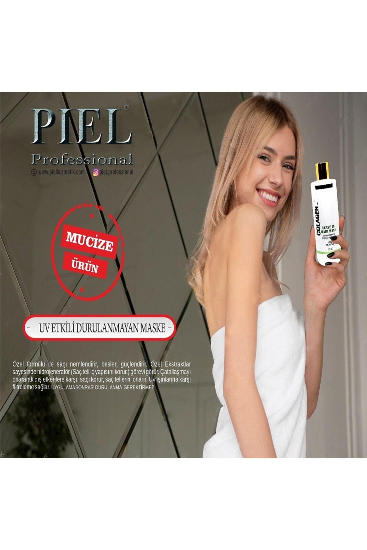 DURULANMAYAN SAÇ BAKIM MASKESİ 2Lİ SET — PCDSM1 — تصویر 4 از 4