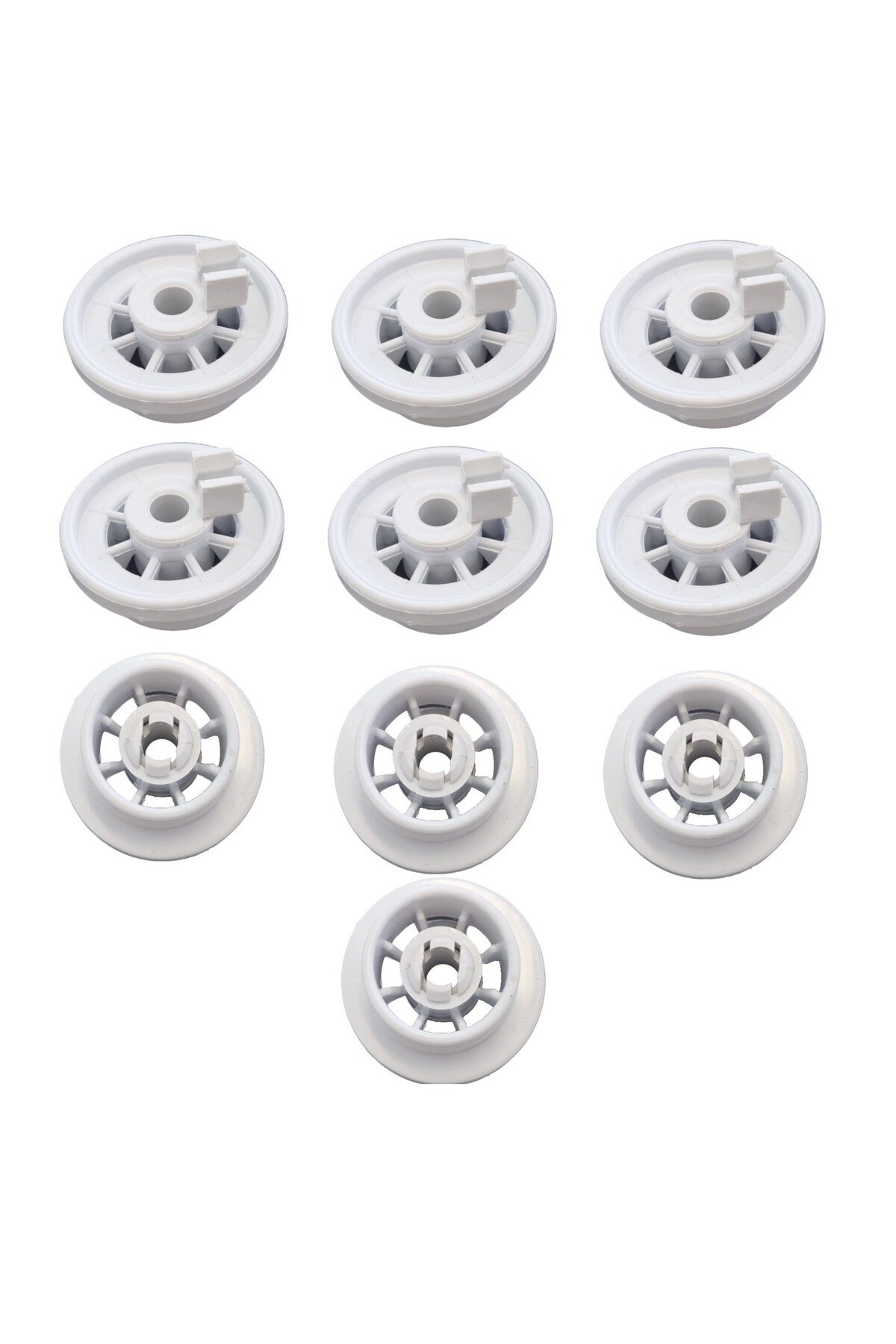 Hotpoint Ariston Compatible Dishwasher Basket Wheel Wheel 10 Pieces