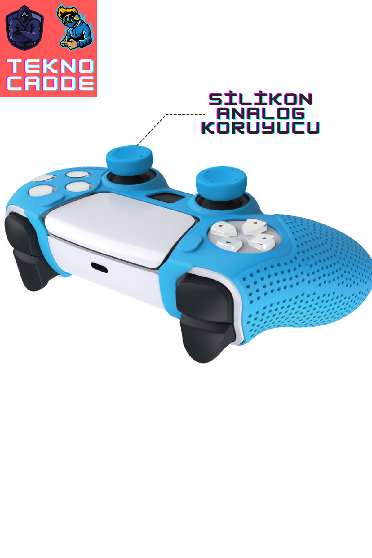 PS5 DUALSENSE ANALOG KORUYUCU BAŞLIK & JOYSTİCK KORUYUCU KILIF 4