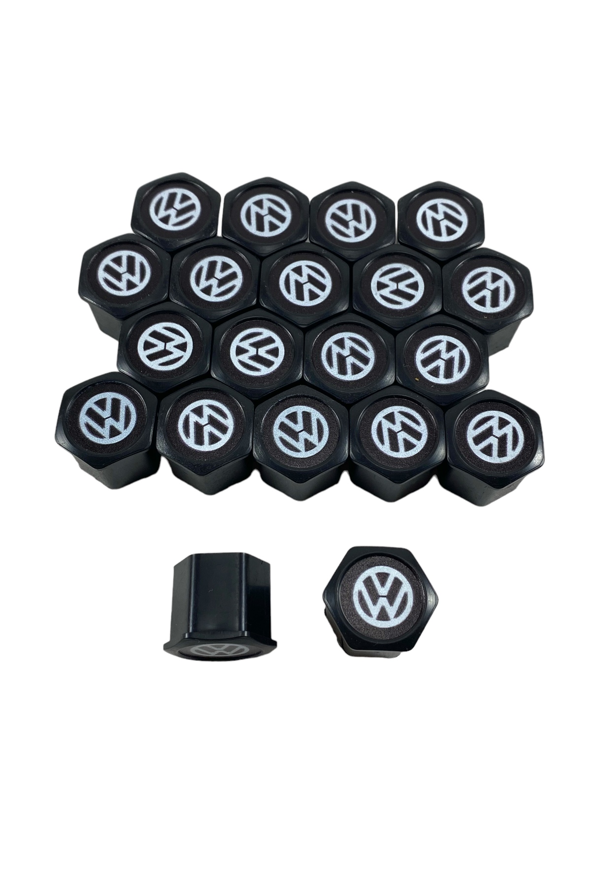 Cartex VOLKSWAGEN 17 MM 20 Lİ TAKIM SET OTO ÇELİK JANT BIJON KAPAĞI