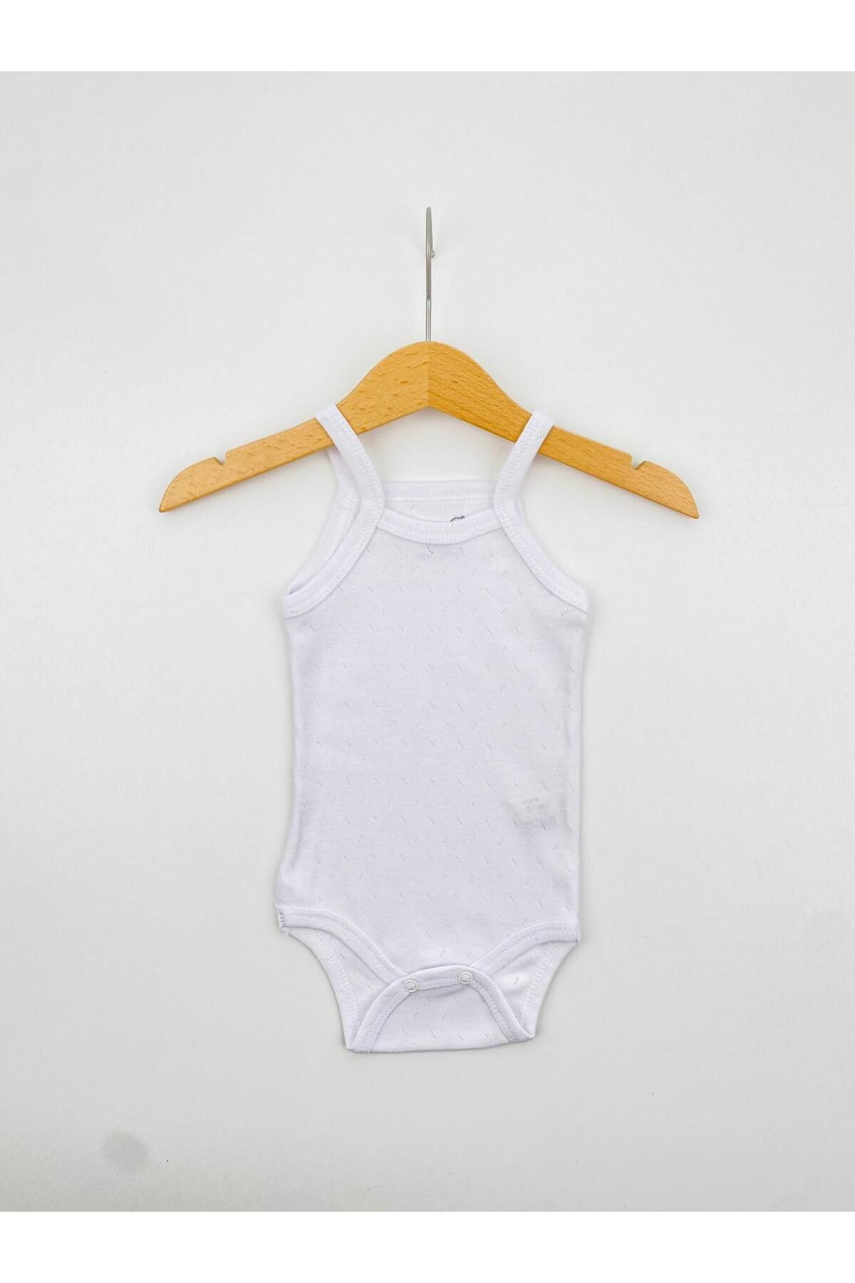 EFU BABY-5-Piece Rope Strap Jacquard Cotton Baby Girl Athlete Bodysuit 7