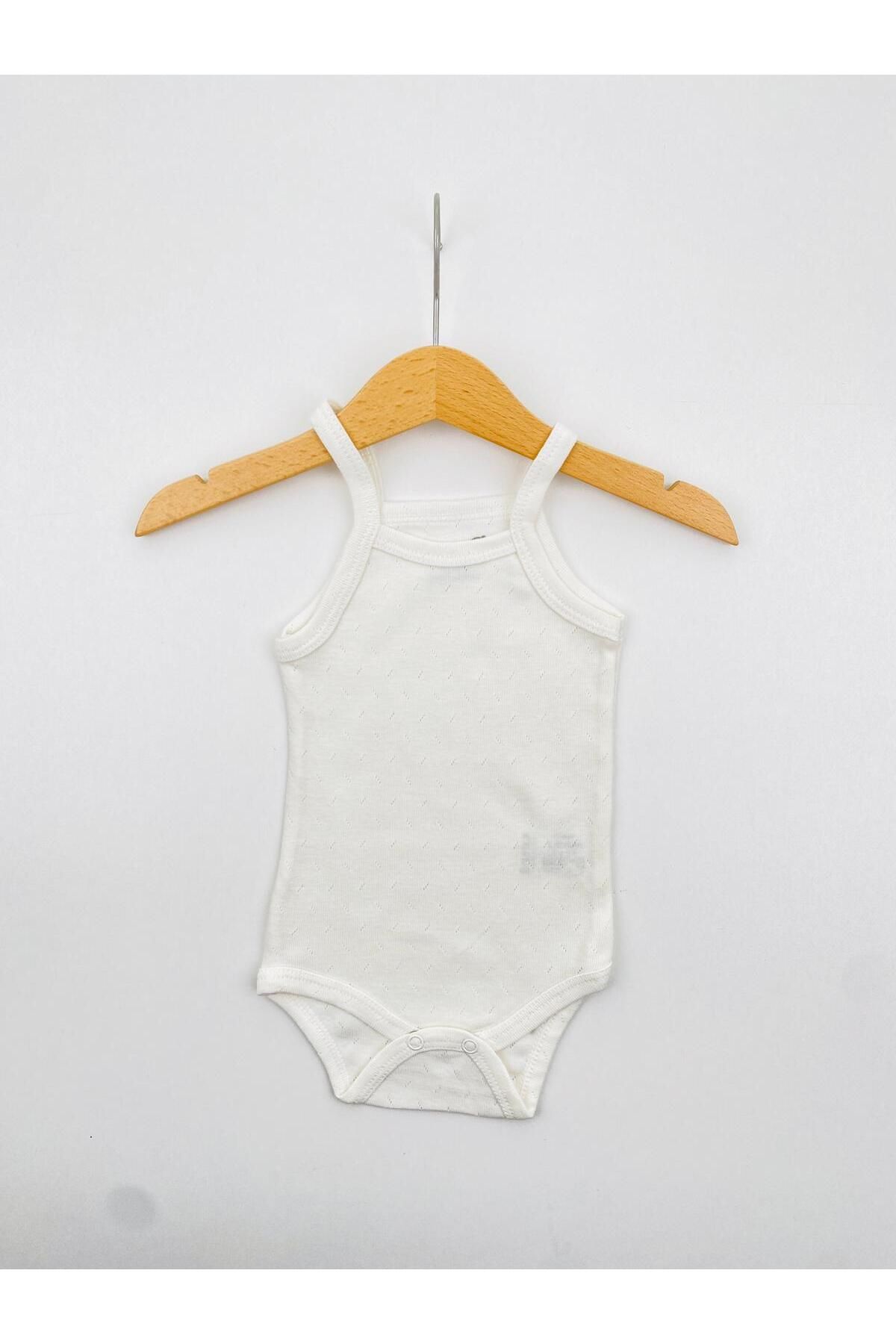 EFU BABY-5-Piece Rope Strap Jacquard Cotton Baby Girl Athlete Bodysuit 8