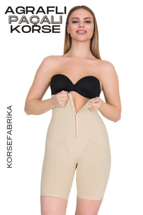 korsefabrika trend mood store AGRAFLI PAÇALI TOPARLAYICI ZAYIFLATAN KORSE