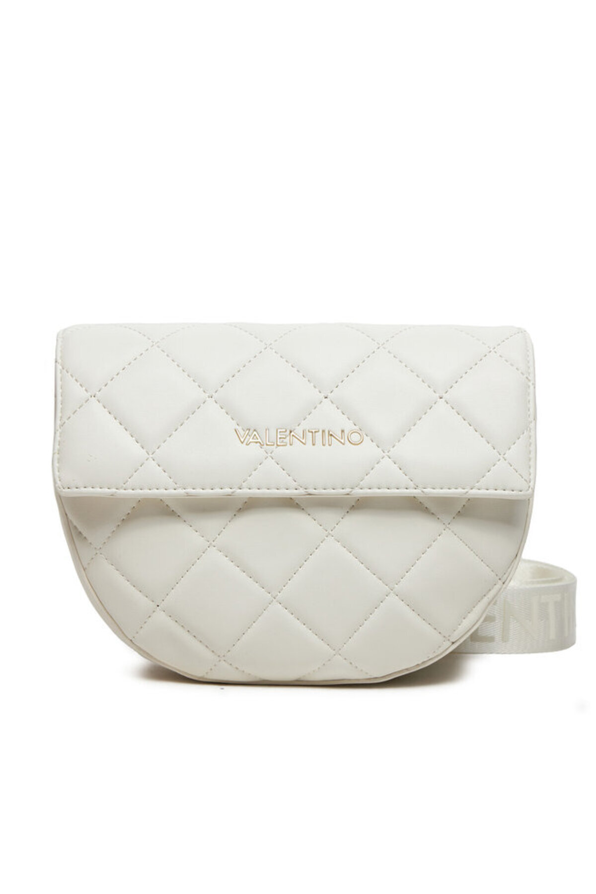 Valentino DUŻA TORBA Z KLAPĄ BIAŁA VBS3XJ02MAT