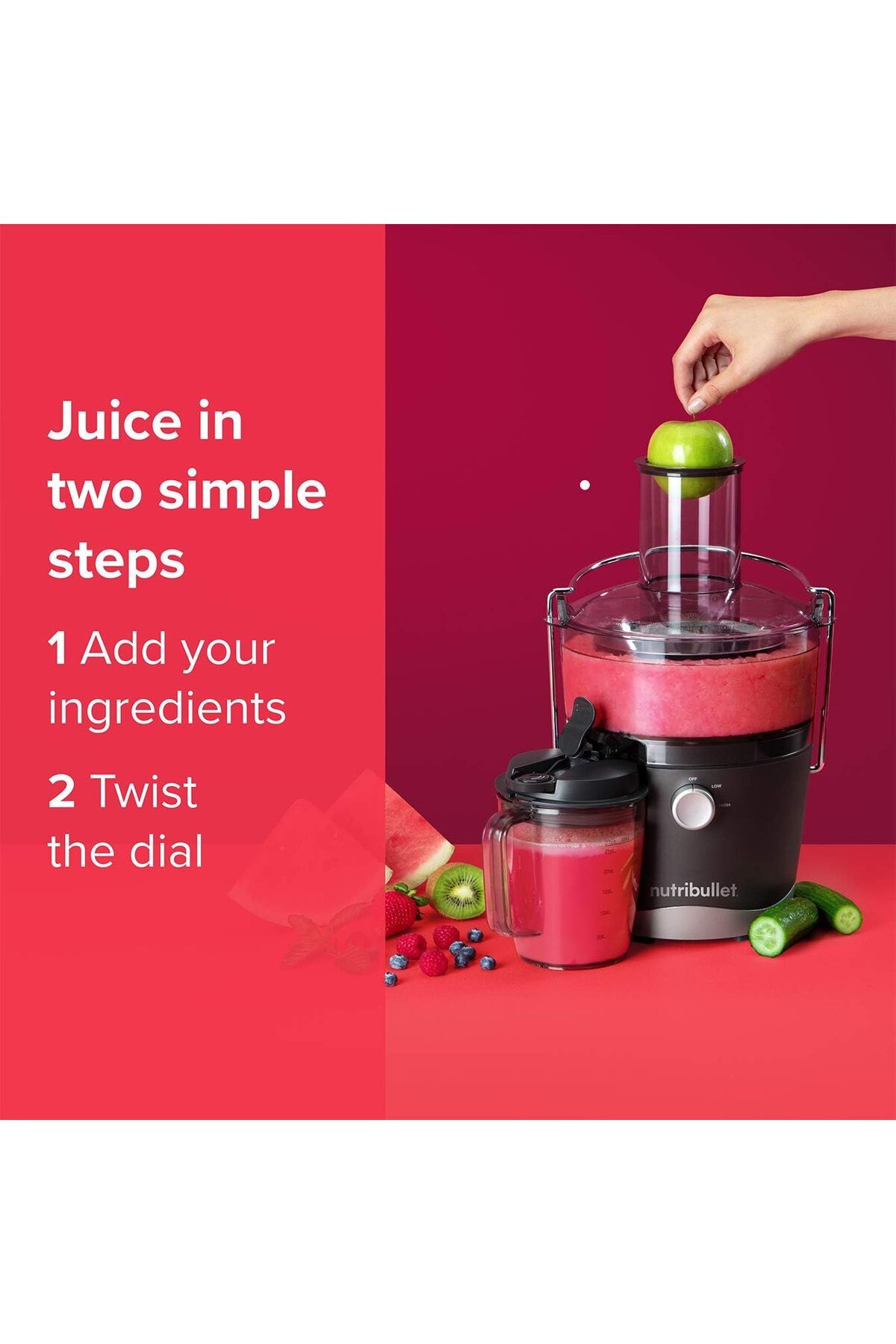Nutribullet-800W Centrifugal Juicer: Quick, Efficient and Easy Operation 2