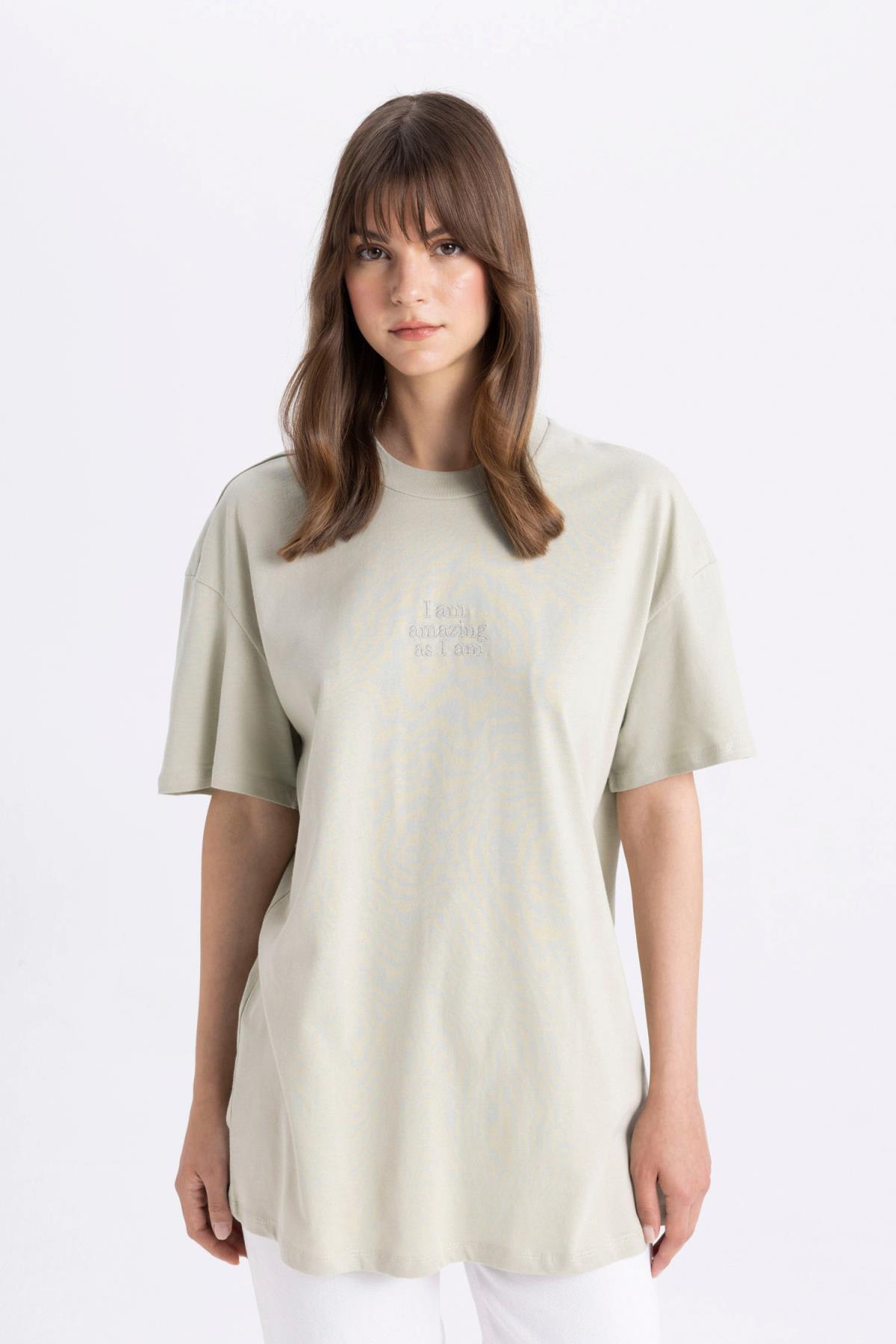 تی شرت زنانه دفاکتو | C5395AX24SM Defacto - Image 2