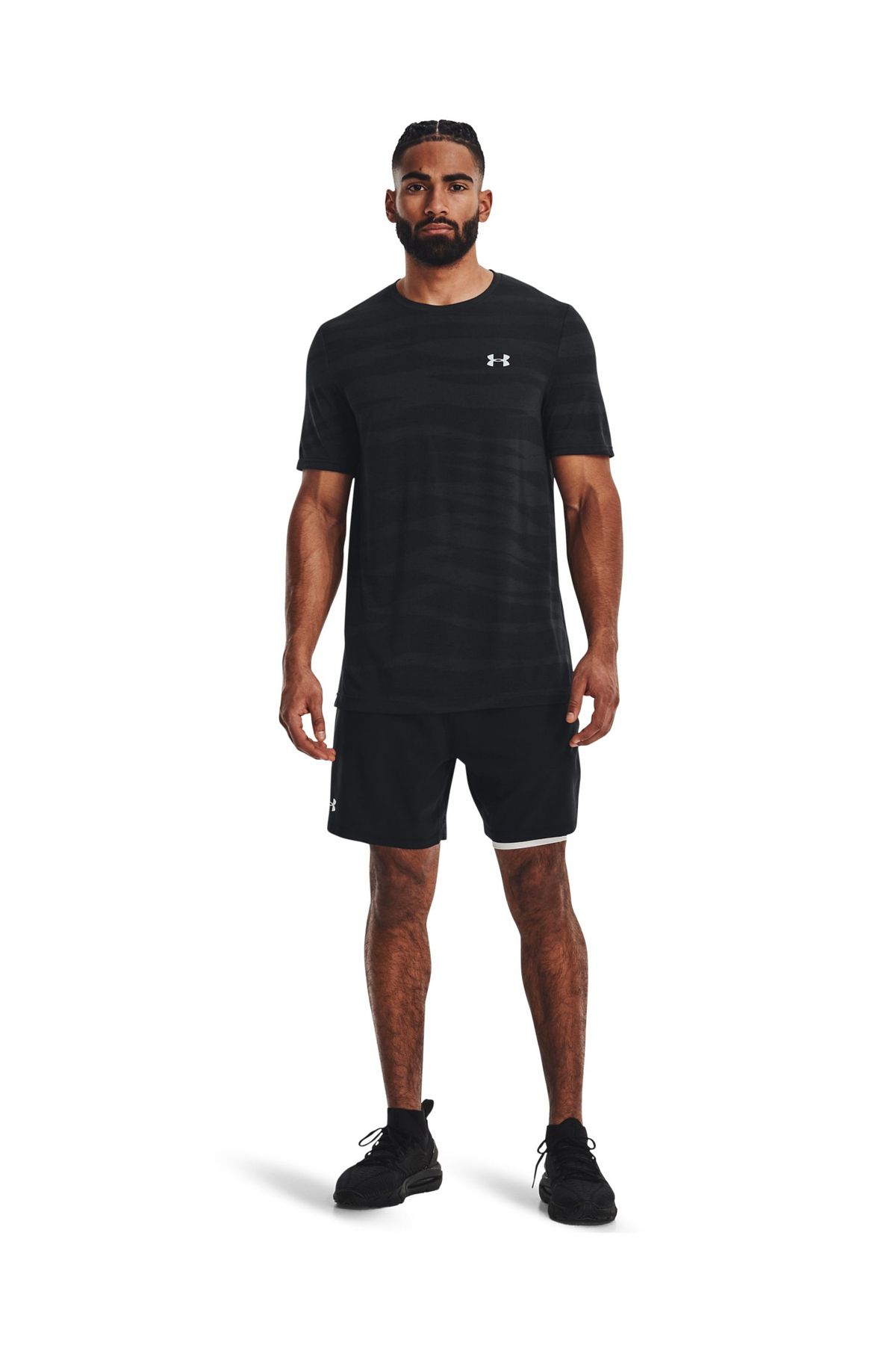 شلوارک و برمودا مشکی مردانه شورت ، م سیاه اورجینال Under Armour