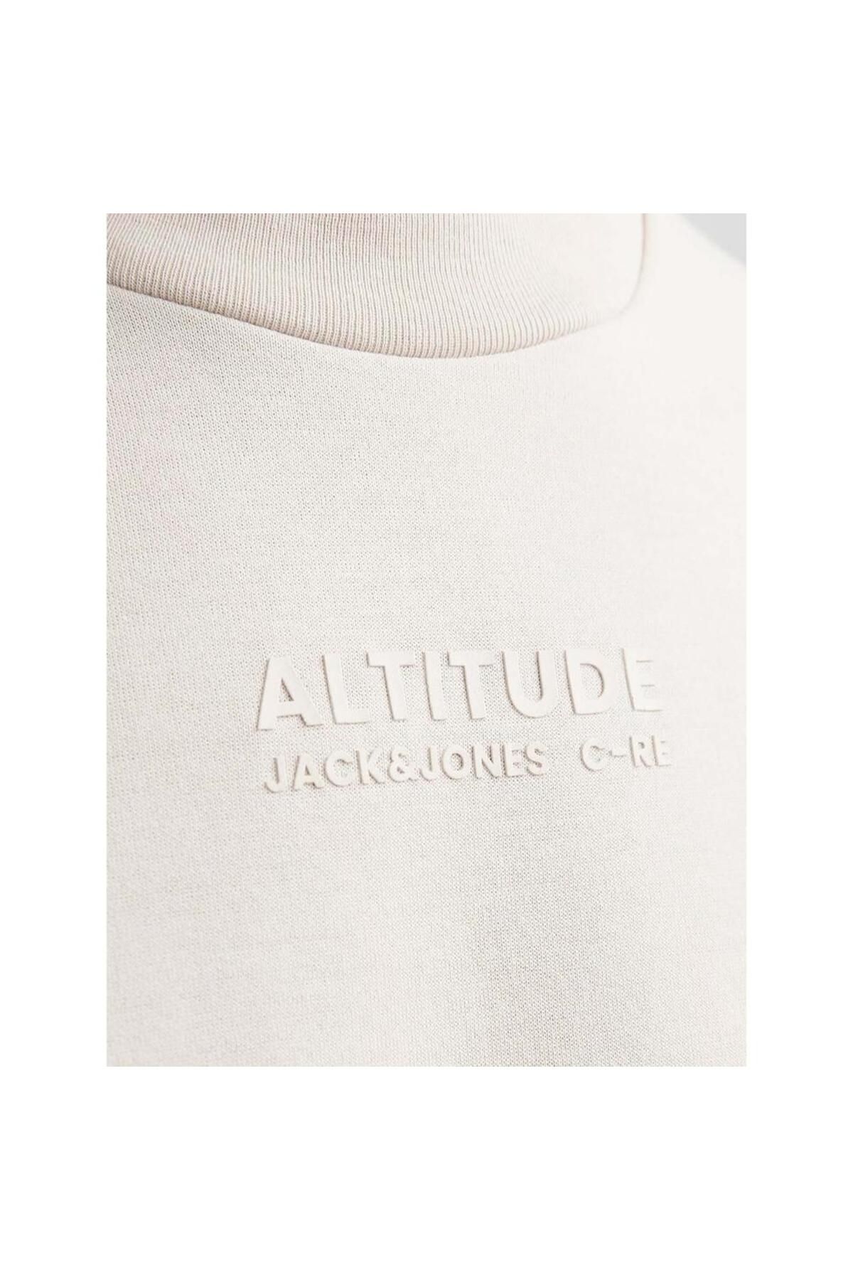 تی شرت سفید مردانه کرم MBM Jack Jones Jack & Jones