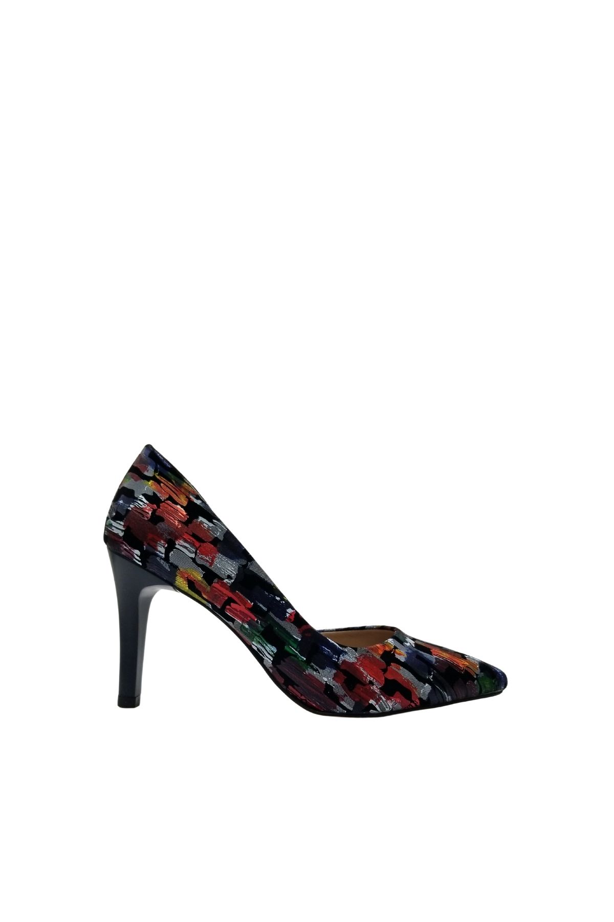 Hobby-24448 Model Printed Leather Stiletto Shoes 1