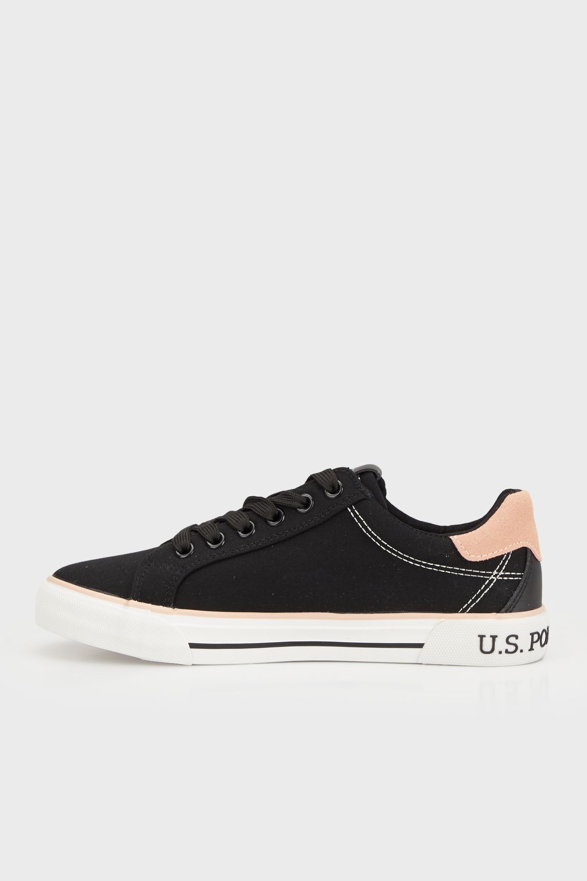 اسنیکر مشکی زنانه پایه. کفش ورزشی چوگان Rachel 4fx U.S. Polo Assn.