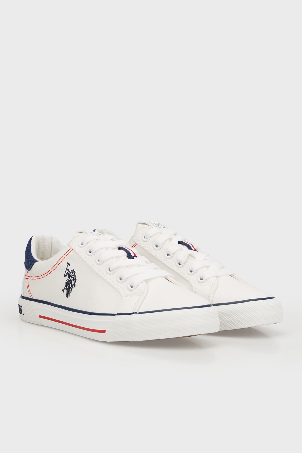 اسنیکر سفید زنانه پایه. کفش ورزشی چوگان Rachel 4fx U.S. Polo Assn.