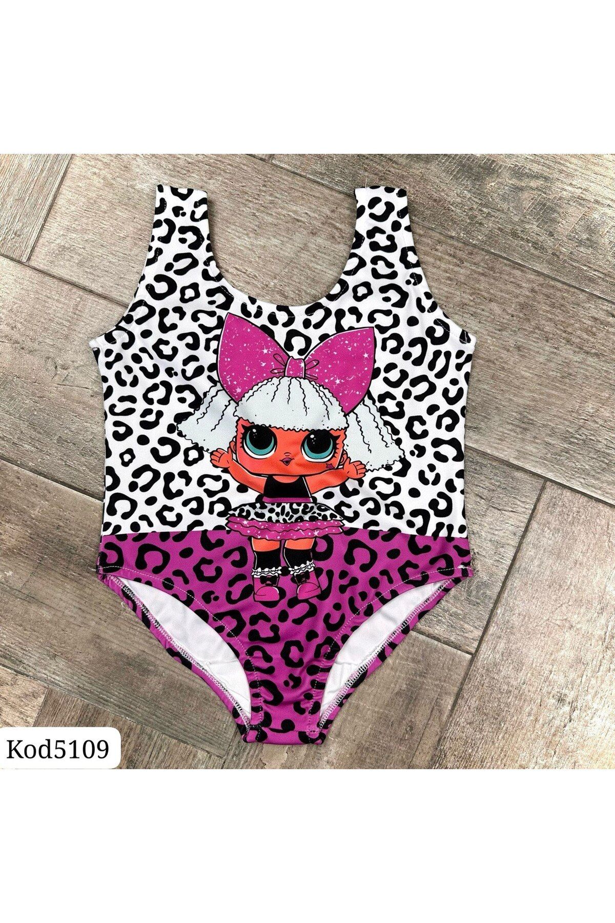 C nar Leopard Lol Baby Swimsuit Trendyol