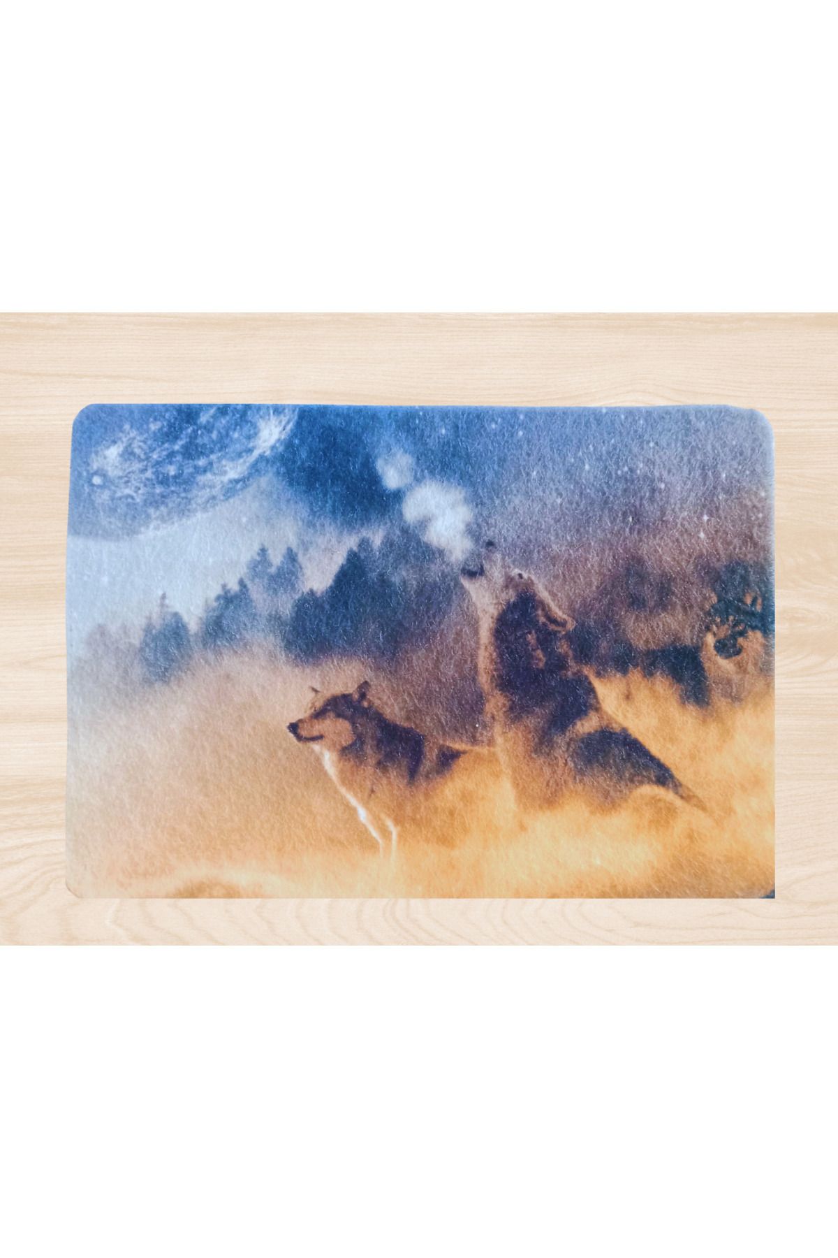 Aydede Oyunevi-Gaming Mouse Pad - Gray Wolf Pattern, Gaming Mousepad, Mouse Pad with Base, Gaming Table Mat 2