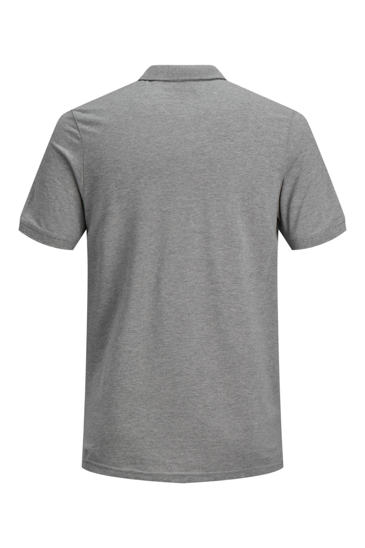 تی شرت یقه پولو خاکستری مردانه POLO SS NOOS T اورجینال Jack Jones Jack & Jones