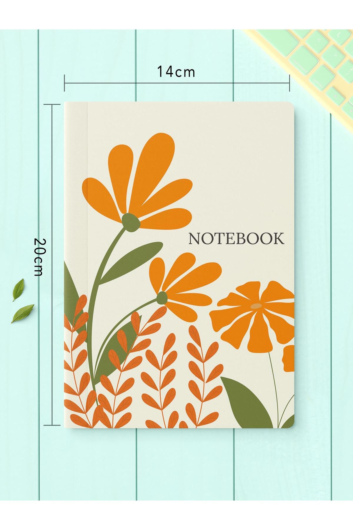 Postifull-Unlined Notebook Set, 2 Pieces Vintage Patterned Notebook, Notepad, Memory Book, 64 Pages Medium Size 4
