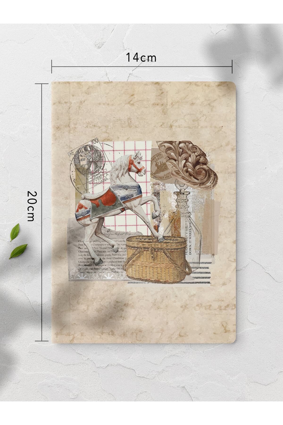 Postifull-Vintage Notebook Set - 4 Notebooks - Notebook, Journal Notebook - 14cm*20cm 4