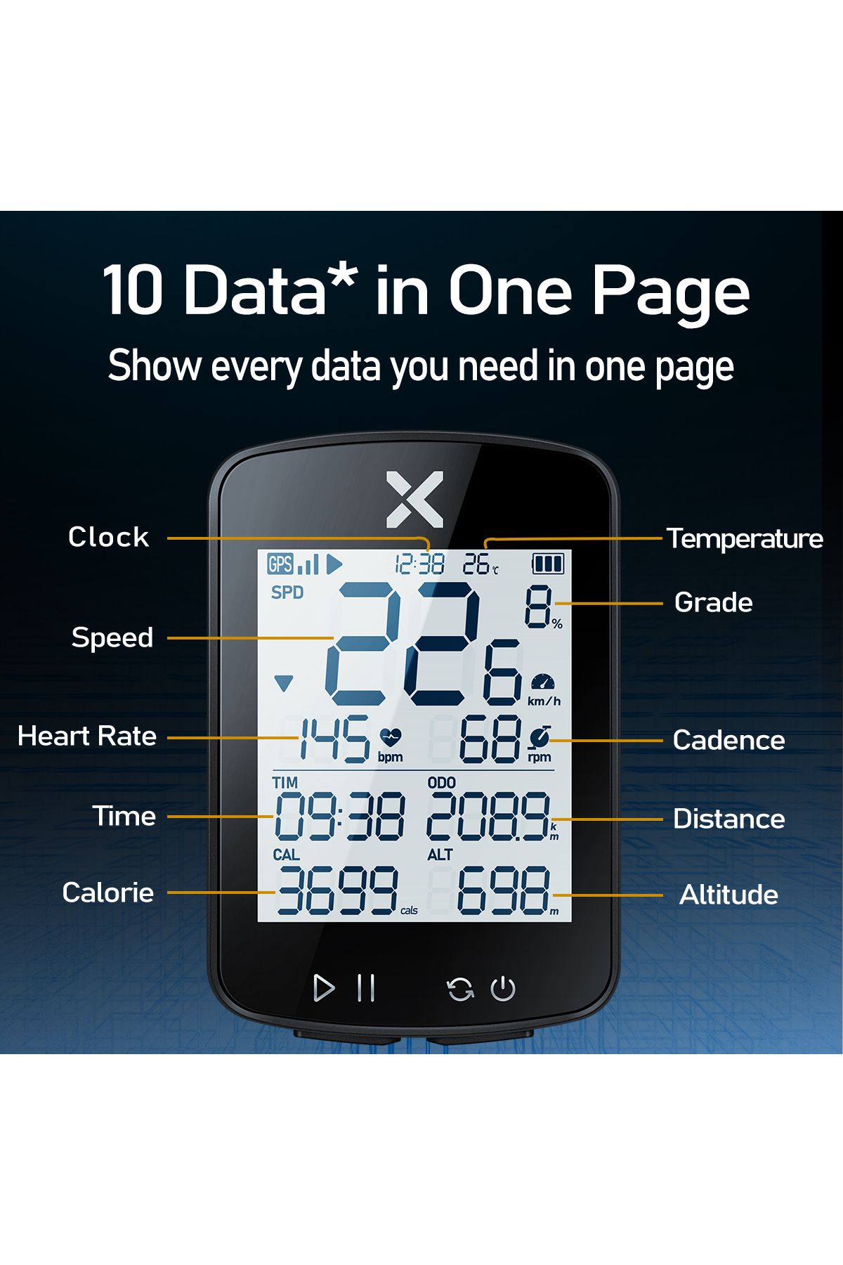 XOSS-Choice Version G G2 G Plus 2 Bike Computer Gps Generation Cycling Wireless Speedometer Trac... 4