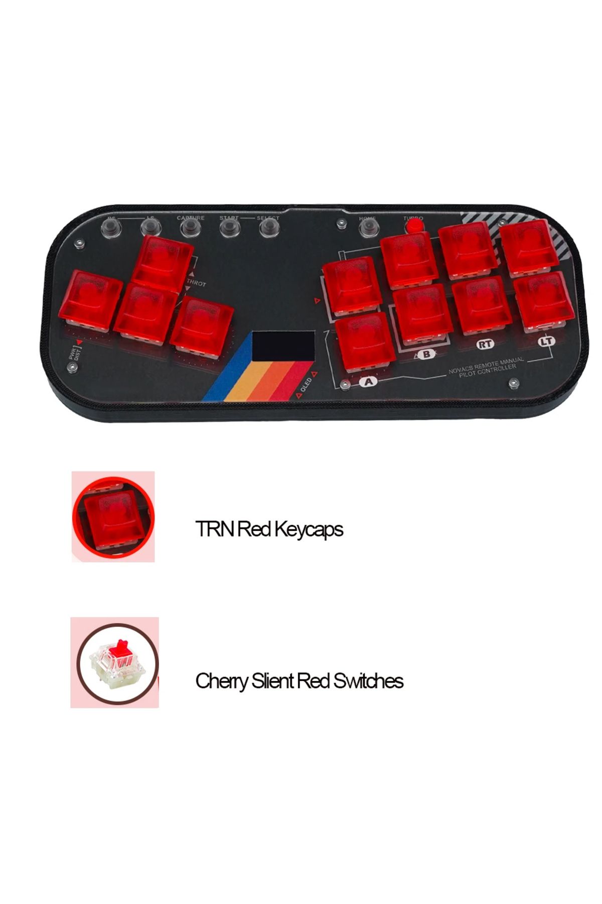 RetroScaler-Mini HitBox Controller SOCD Arcade Stick Keyboard RGB Cherry Switch For PC Android PS4 Misterfpga 1