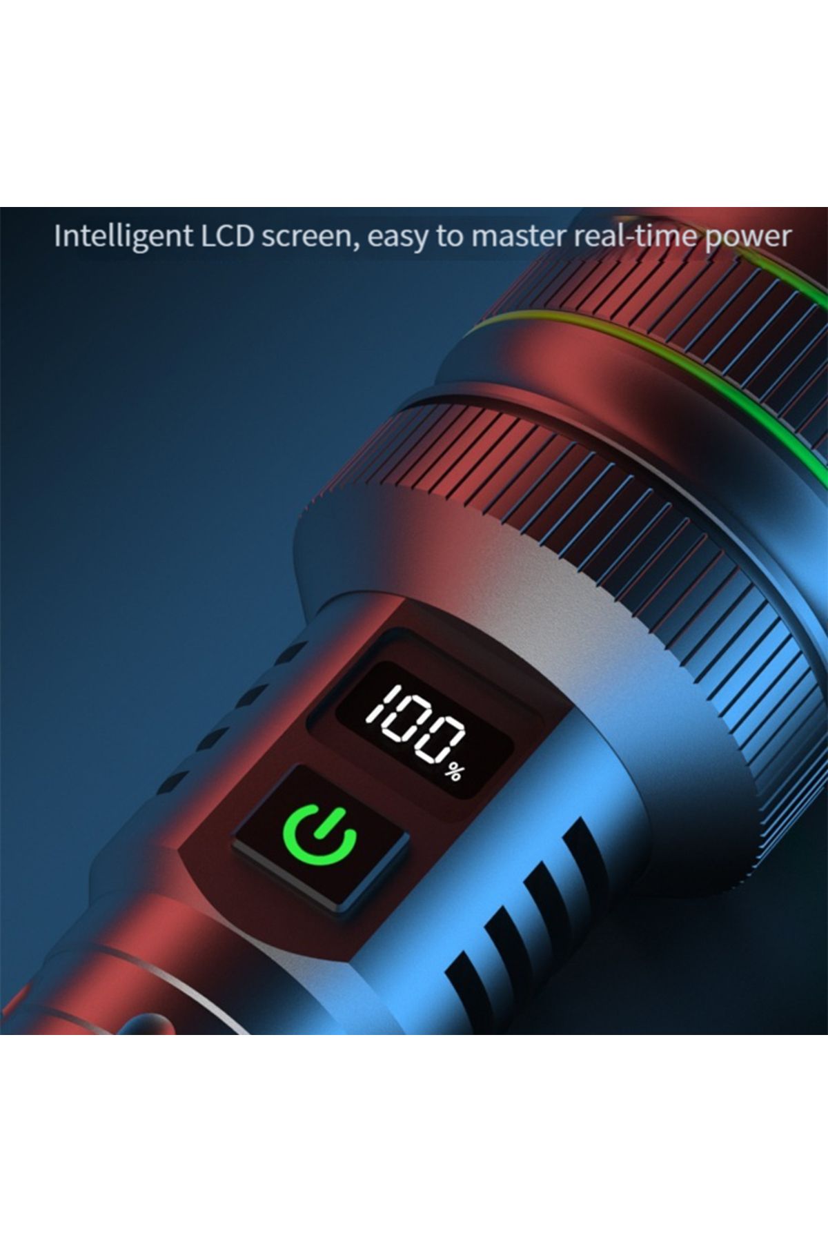 KENSUN-High Power Led Flashlight Usb Rechargeable Super Long Range Tactical Torch Strong Light Lamp Outd... 7