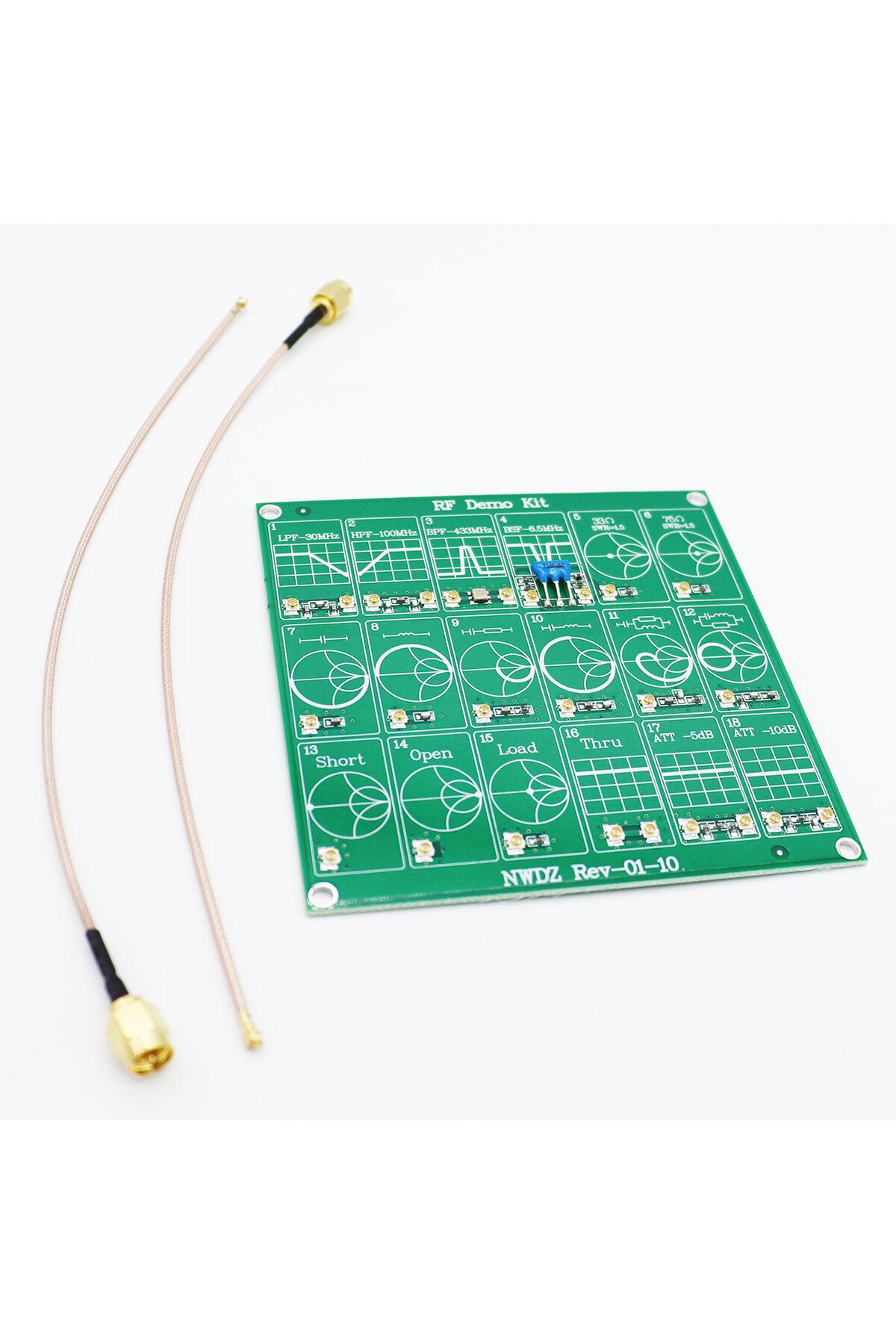 mythtiger-Rf Test Board, 18 Functional Modules Rf Demo Kit Nanovna Rf Test Module Vector Network Analyzer B... 3