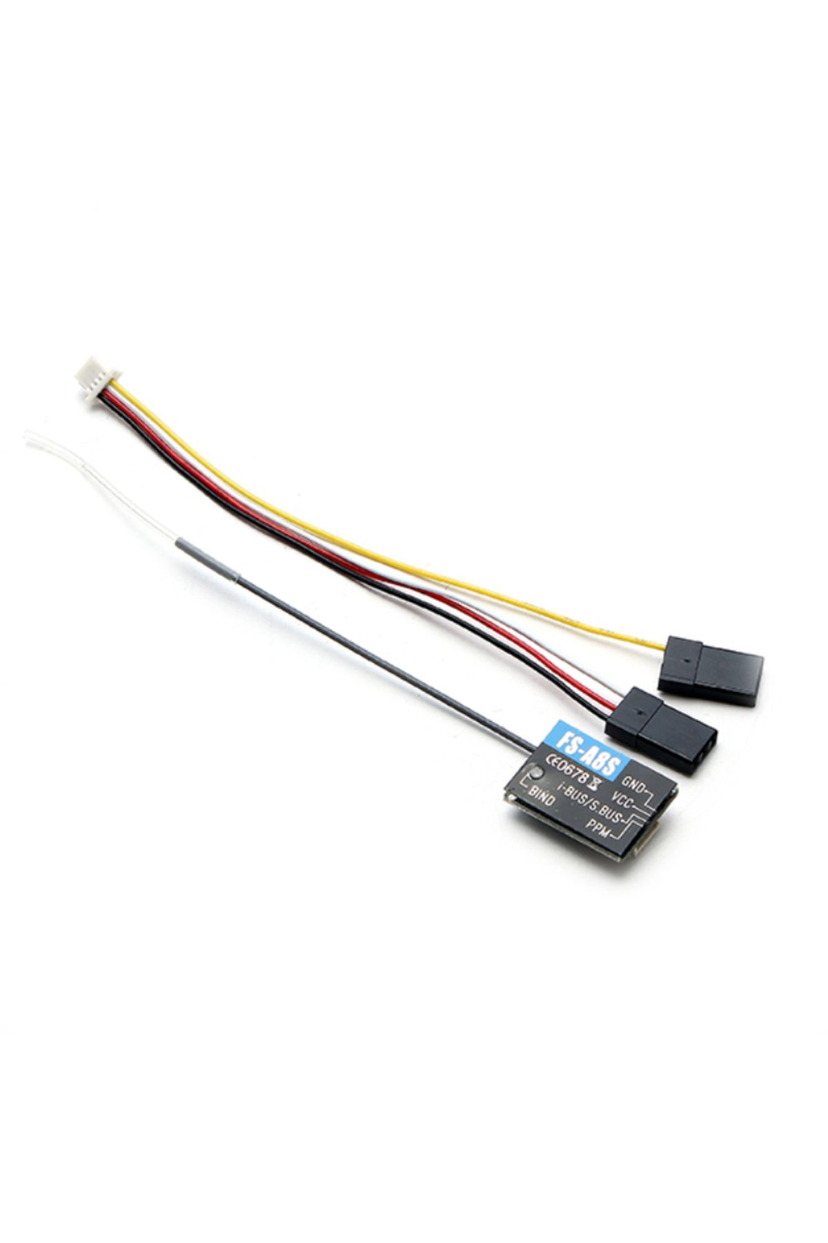 uuustore-Flysky FS-A8S Mini Receiver Metal Radio System for RC Quadcopter FPV Racing Drone 2.4G 8CH 6