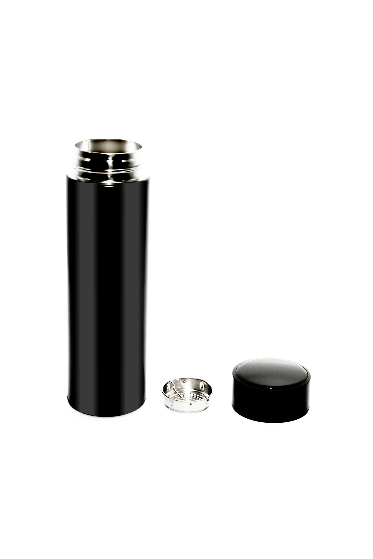 funshop Anneler Gününe Özel Siyah Dereceli Çelik Dijital Led Sıcaklık Göstergeli Akıllı Termos Matara 500ml fotoğrafı 5 (önizleme)